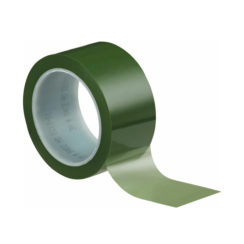 3M 8402 High temperature resistant polyester masking tape - Green - 50 mm x 66 m x 0,05 mm - per box  of 6 rolls