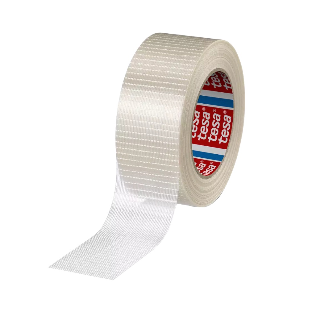 Tesa 4591 Two-way reinforced adhesive tape - Transparent - 50 mm x 50 m - Per 3 rolls 