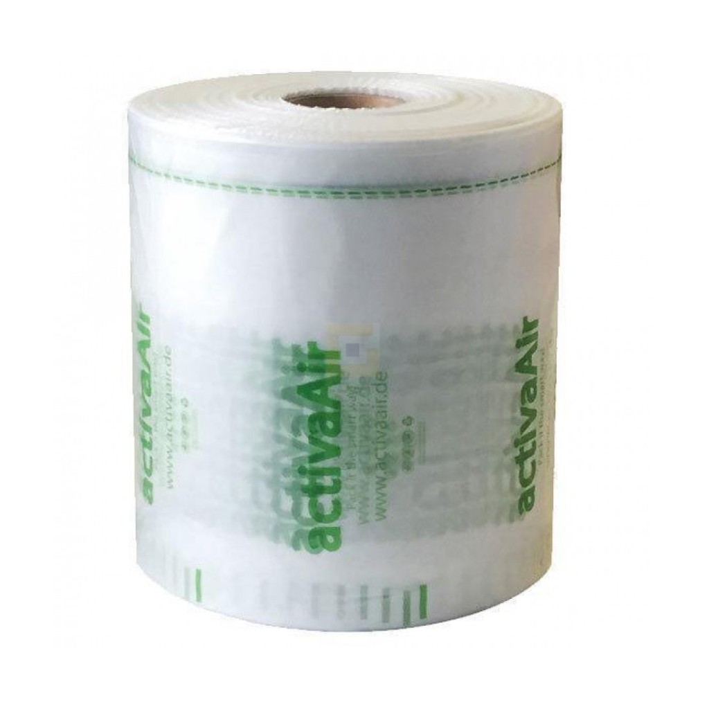ActivaAir Bio-degradable air cushions - green - 200 mm x 100 mm x 18 µm - Per roll of 700 m 
