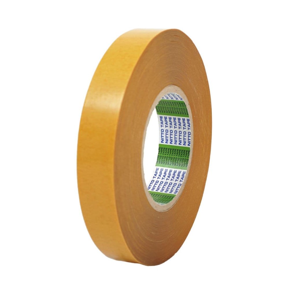 Nitto D5952 Double sided adhesive transfer tape - Modified acrylic adhesive - Clear - 30 mm x 200 m  x 0,08 mm - Per 120 rolls