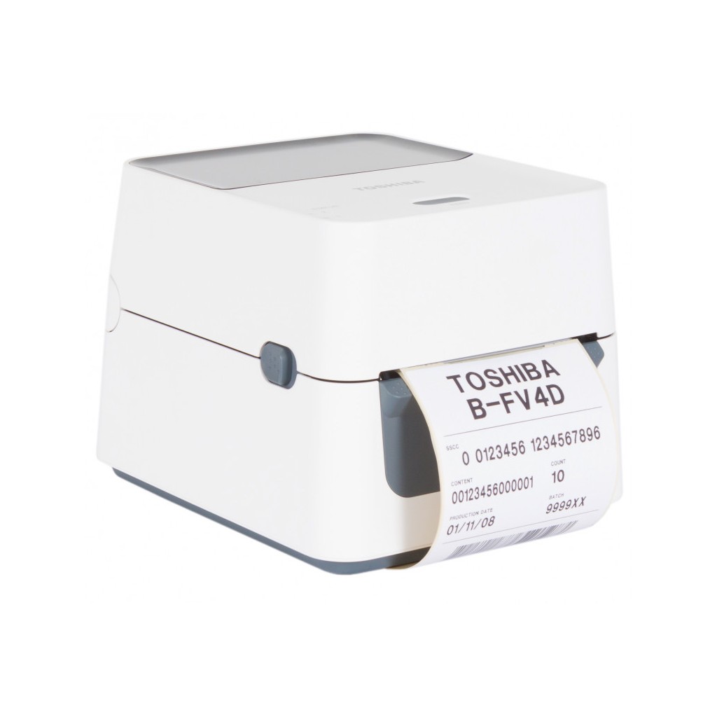 Toshiba B-FV4D Desktop thermal label printer - usb - lan - 200 dpi 