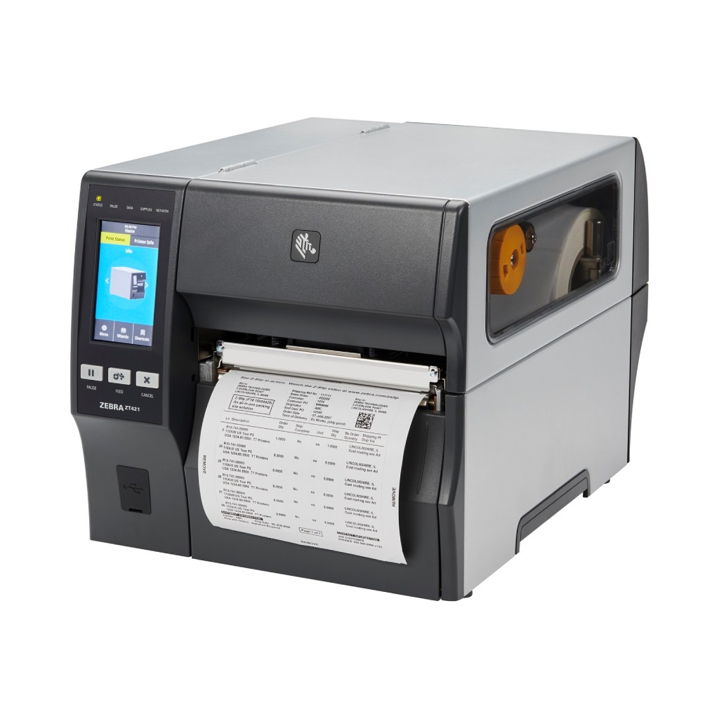 Zebra ZT421 Etikettendrucker - Mittelklasse - 300 dpi - Farbbildschirm - Ethernet - Usb - Max. Druck breite 168 mm - EPL - ZPL