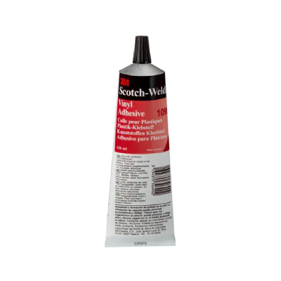 3M 1099 High performance Nitrile contact adhesive for plastic, vinyl, leather, tarpaulins - yellow -  150 ml - Per box of 12 tubes
