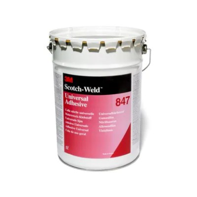 3M 847 scotch-weld High performance nitrile adhesive - brown -5 l - Per box of 2 x 5 l 