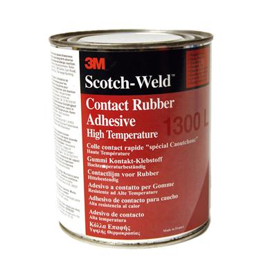 3M Scotch-Weld 1300L Hoge Prestatie Neopreen Rubber en Pakkingslijm - Geel - Per doos van 6 x 1l pot ten