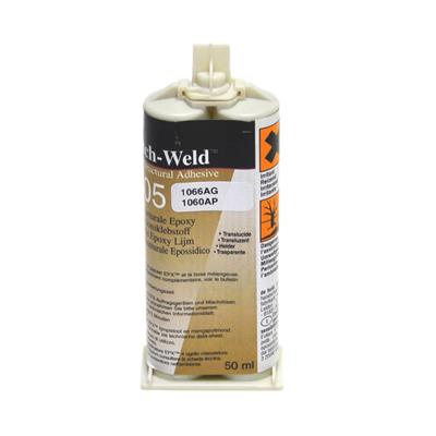 3M Scotch-Weld DP105 Epoxid-Strukturkleber epx - Transparent -48,5 ml - pro Karton mit 12 Flaschen 