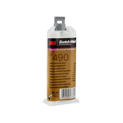 3M DP 490 Scotch-Weld Structural Epoxy Adhesive - Black - 50 ml - Per box of 12 cartridges 