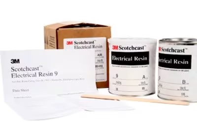 3M 8N Scotchcast Flüssiges Epoxidharz - Teil A + B - Gelblich-klar - 7,2 kg - Pro Set 