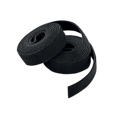 EtiTape Velcro Ruban auto grippant pour cerlcage type Back to back - velours noir - 30 mm x 100 m -  Par rouleau - Hook and loop