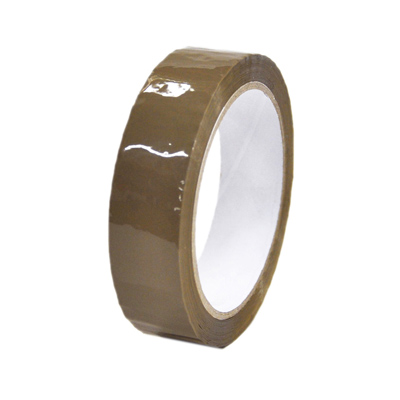 EtiTape PP 801 Acrylic Adhesive Tape - Brown - unwind with sound - 25 mm x 66 m x 0,025 mm - per box  of 72 rolls