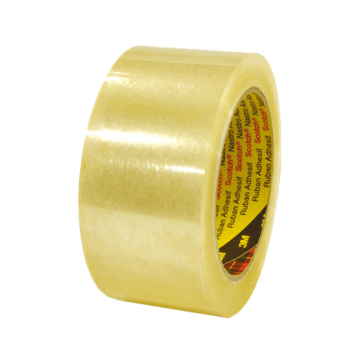 3M 313 Scotch Sealing tape - PP kleefband acryl lijm - enkelzijdig -  manueel gebruik - transparant   50 mm x 66 m - per doos van 36 rollen
