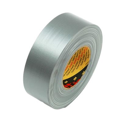 3M 389 Heavy Duty Cloth Tape - Silver - 50 mm x 50 m - per box of 24 rolls 