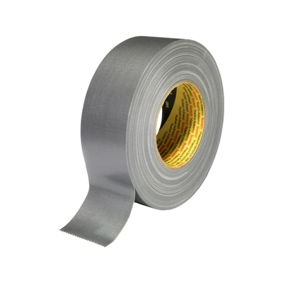3M 389 Heavy Duty Cloth Tape - Silver - 19 mm x 50 m x 0.26 mm - per box 48 rolls 