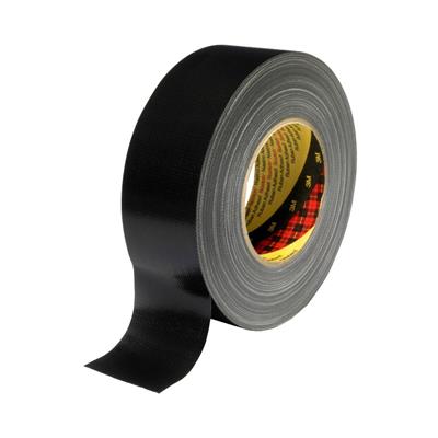 3M 389 Heavy Duty Cloth Tape - Black - 100 mm x 50 m x 0,26 mm - per box 8 rolls 