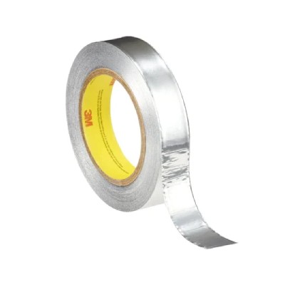 3M 431 Metal Adhesive Tape - Silver - 50 mm x 55 m x 0.09 mm - Per box of 24 rolls 