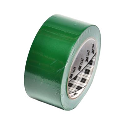 3M 764I Adhesive vinyl flooring tape - temporary use - Green -50 mm x 33 m - per box of 24 rolls 