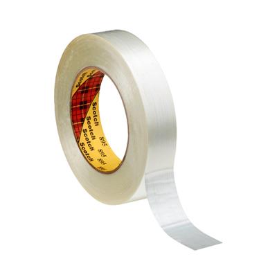 3M 895 Reinforced Adhesive Tape - Clear - 19 mm x 50 m x 0.15 mm - per box of 48 rolls 