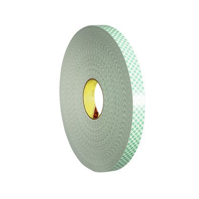 3M 4032 Dubbelzijdig polyurethaanschuim plakband - Wit - 19 mm x 66 m x 0,8 mm - per doos van 12 rol len