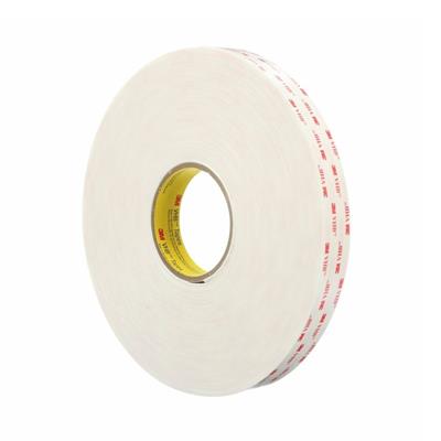 3M 4950P VHB Double Sided Acrylic Foam Tape - White - Paper Silicone - 25 mm x 33 m x 1,1 mm - per r oll