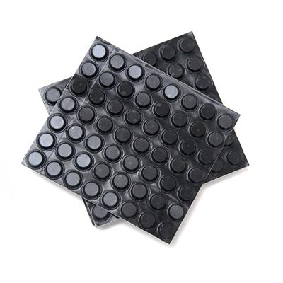 3M SJ5012 Protective Adhesive Stop - Black - 12.7 mm x 3.5 mm - per box of 3000 pieces 
