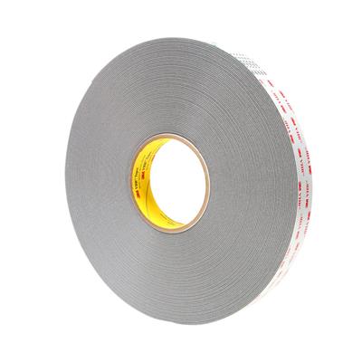 3M 4941P Double-sided VHB adhesive tape for metal and plastic assembly - Grey - 25 mm x 33 m - per b ox of 3 rolls