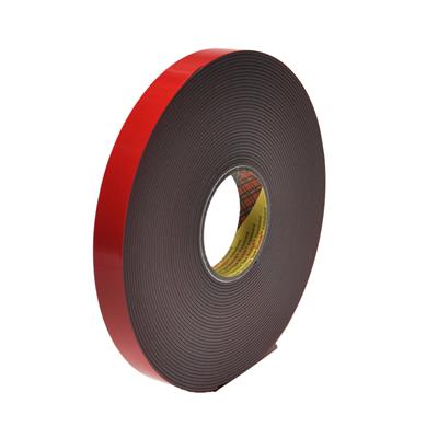 3M 4991F Double sided VHB adhesive foam tape - Grey -25 mm x 16,5 m x 2,3 mm - per box of 3 rolls 