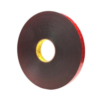3M 5925F Double sided acrylic foam tape VHB - Black - 12 mm x 33 m x 0,6 mm - per box of 5 rolls 