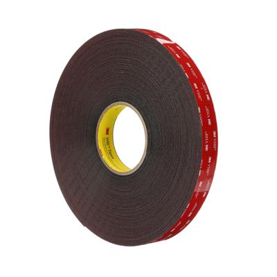 3M 5952F Double-sided acrylic VHB tape - black - 9 mm x 33 m x 1.1 mm - per box of 8 rolls 