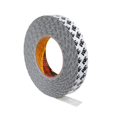 3M 9086 High-performance double-sided tape with woven reinforcement - White - 25 mm x 50 m x 0.19 mm  - per box of 54 rolls