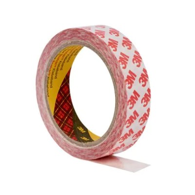 3M 9088-200 Double sided thin high performance adhesive tape - Transparent - polyester backing - 38  mm x 50 m x 0.2 mm - per box of 24 rolls