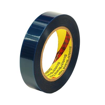 3M 8902 Heavy Duty Powder Coating Masking Tape - 50° to 204° - Blue -25 mm x 66 m x 0.09 mm - per bo x of 36 rolls