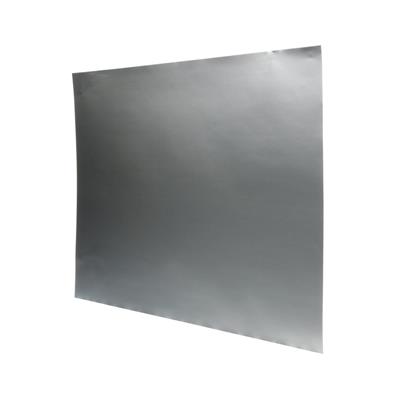 3M 7940 Support étiquettes en feuille aluminium - Argent -508 mm x 686 mm - par carton de 100 feuill es