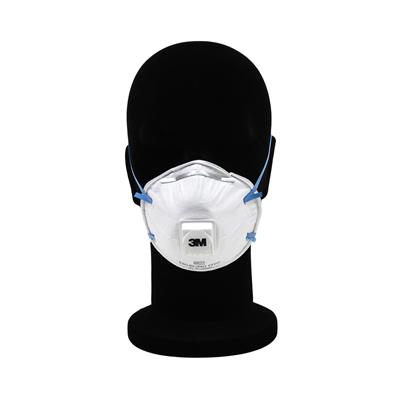 3M 8822 Staubschutzmaske FFP2 mit Ventil - Weiß -Packung mit 24 x 10 Stück 