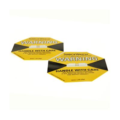 25G Yellow Pack of 50 PC SHOCKWATCH  G-Force Indicator Label 