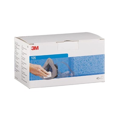 3M 105 Facepiece Mask Cleaning/Disinfectant Wipes - Per Box of 20 pieces 