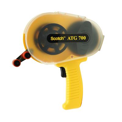 3M ATG 700 Transfer Tape Applicator Gun - Yellow - Manual dispenser for 12 and 19 mm tapes 