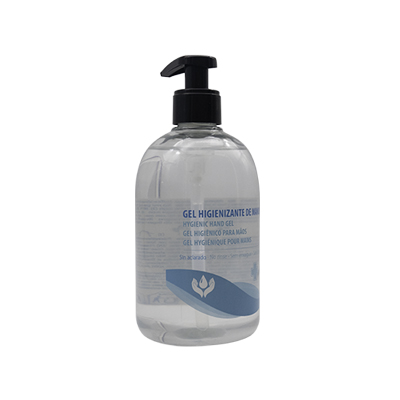 ALCOGEL Plus Hand Sanitizing Gel mit 85 % Ethanol und Handpumpe - 500 ml -  