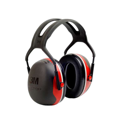 3M Peltor X3A Earmuff - Red/Black - With headband - Per piece 