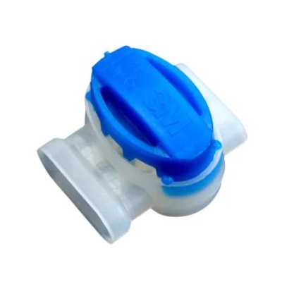 3M 314 Scotchlok Pigtail Insulation displacement connector, flame retardant and moisture resistant -  blue - Per carton of 500 pieces