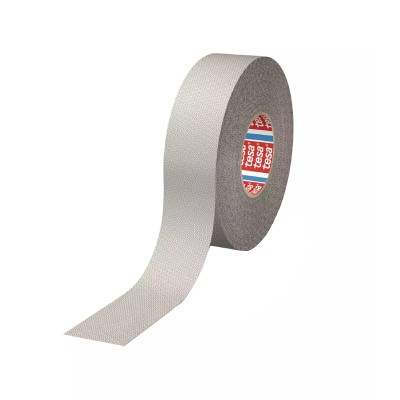 Tesa 4863 Tesaband woven tape with exceptional grip - Chicken Skin - Grey -  50 mm x 25 m x0.54 mm - Per 3 rolls