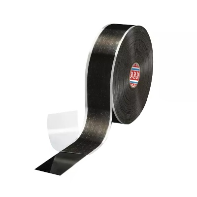 Tesa 4600 Xtreme Conditions - self-sealing silicone tape - Black - 25 mm x 10 m x 0.5 mm - Per box o f 7 tapes