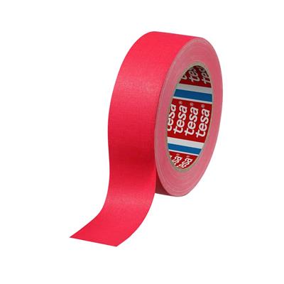TESA 4671 Gaffer Tape - 120 mesh - Fluorescent pink - 25 mm x 25 m x 0,28 mm - Per box of 36 rolls 