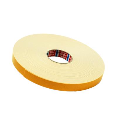 Tesa 4952 Dubbelzijdige PE tape - acrylaat kleefstof - Spiegeltape - wit - 25 mm x 50 m x 1.15 mm -  per doos van 12 rollen
