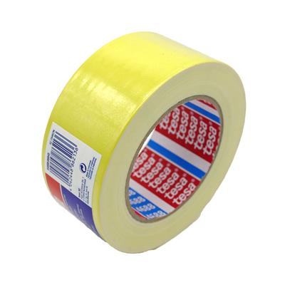 Tesa 4688 Single sided cloth tape - Yellow - 50 mm x 25 m x 0,260 mm - per box of 20 rolls 