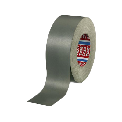 Tesa 4657 Single sided high temperature resistant cloth tape - Grey -965 mm x 50 m - per box of 3 ro lls