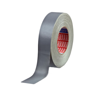 Tesa 4657 Cloth masking tape for industrial painting - Grey -  25 mm x 50 m x 0.29 mm - Per box of 6 rolls