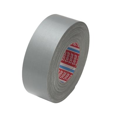 Tesa 4657 Cloth masking tape for industrial painting - Grey -  50 mm x 50 m x 0.29 mm - Per box of 18 rolls