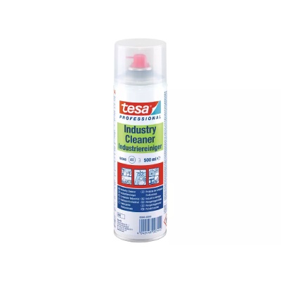 Tesa 60040 Limonene-based industrial spray cleaner - Citrus cleaner - Transparent - 500 ml - Box of  12 sprays