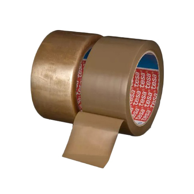 Tesa 4089 PP Packaging tape - Solvent adhesive - Noisy - Brown -  50 mm x 66 m x 28 µm - Per box of 36 rolls