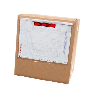 EtiSend Packing list enclosed Adhesive document pouch - Transparent -315 mm x 235 mm - per box of 5 00 pouches